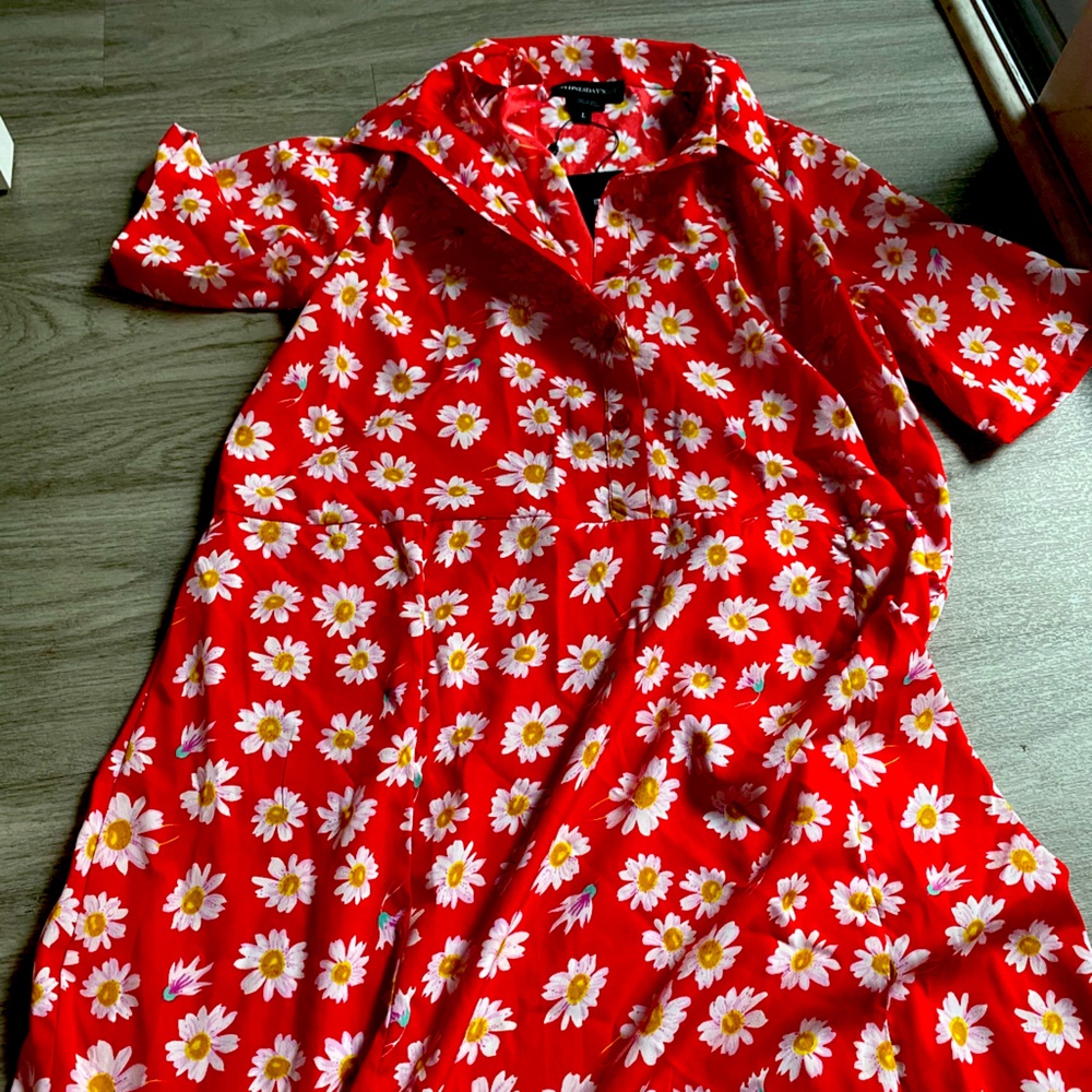 ASOS midi daisy dress